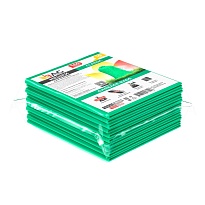 Мешки для мусора 160 л, зеленые, в пачке 10 шт., ПВД, 40 мкм, 900х1100 мм, i-Bag в Ангарске