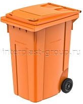 Мусорный контейнер 360 л оранжевый 360 оранжевый в Ангарске