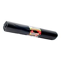 Мешки для мусора 240 л, черные, в рулоне 5 шт., ПВД 80 мкм, 1300х900 мм, МЕШКОFF, 4217 в Ангарске