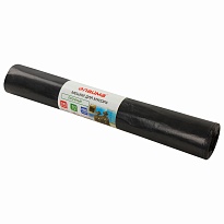 Мешки для мусора 240 л, черные, в рулоне 10 шт., ПВД 50 мкм, 1400х900 мм, LAIMA, 605337 в Ангарске