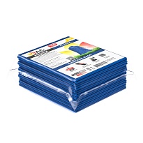 Мешки для мусора 160 л, синие, в пачке 10 шт., ПВД, 40 мкм, 900х1100 мм, i-Bag в Ангарске